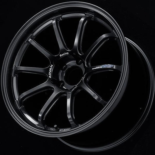 Advan RS-DF Progressive 18x8 +44 5x114.3 Racing Titanium Black Wheel - Universal (YAS8G44ETB)-avnYAS8G44ETB-YAS8G44ETB-Wheels-Advan-18x8-+44mm-5x114.3-JDMuscle
