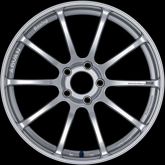 Advan RSII 17x8 +54 5x114.3 Racing Hyper Silver Wheel - Universal (YAP7G54EHS)-avnYAP7G54EHS-YAP7G54EHS-Wheels-Advan-17x8-+54mm-5x114.3-JDMuscle