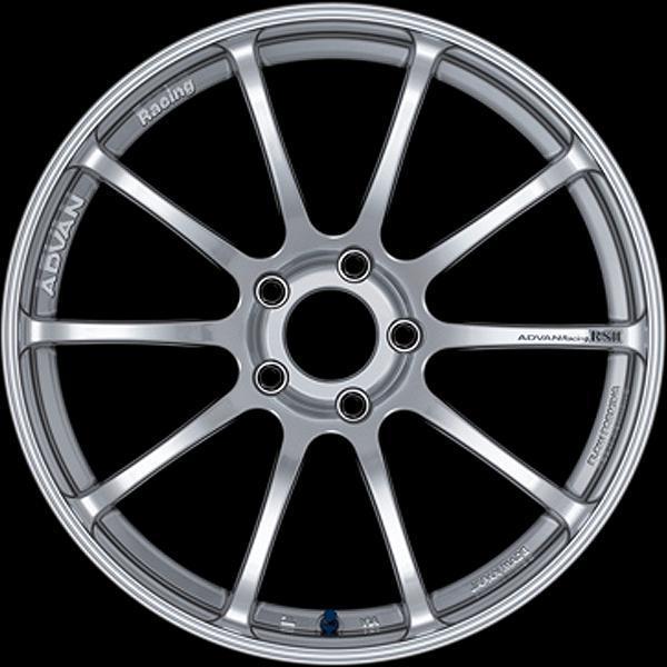 Advan RSII 17x8 +54 5x114.3 Racing Hyper Silver Wheel - Universal (YAP7G54EHS)-avnYAP7G54EHS-YAP7G54EHS-Wheels-Advan-17x8-+54mm-5x114.3-JDMuscle