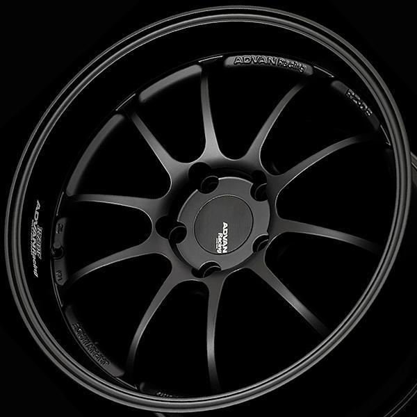 Advan RZ-DF 18x10 +35 5x114.3 Matte Black Wheel - Universal (YAM8K35EMB)-avnYAM8K35EMB-YAM8K35EMB-Wheels-Advan-18x10-+35mm-5x114.3-JDMuscle