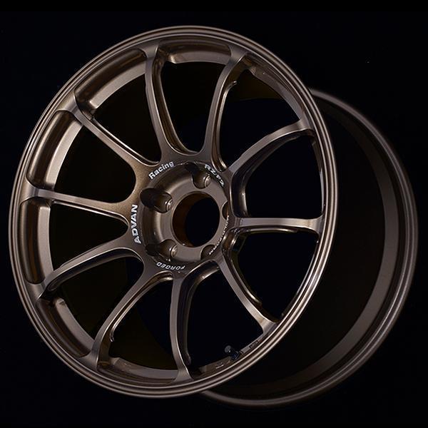 Advan RZ-F2 18x9.5 +12 5x114.3 Racing Umber Bronze Wheel - Universal (YA28J12EUA)-avnYA28J12EUA-YA28J12EUA-Wheels-Advan-18x9.5-+12mm-5x114.3-JDMuscle