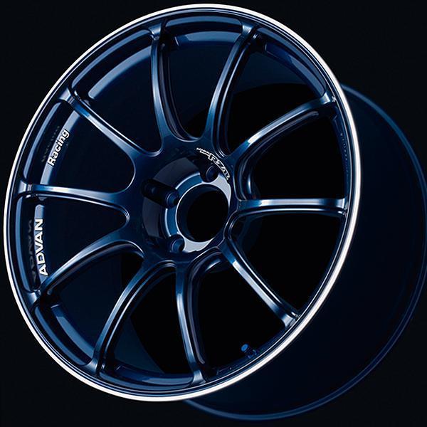 Advan RZII 17x7 +42 4-100 Racing Indigo Blue Wheel - Universal (YAZ7E42AE)-avnYAZ7E42AE-YAZ7E42AE-Wheels-Advan-17x7-+42mm-4x100-JDMuscle