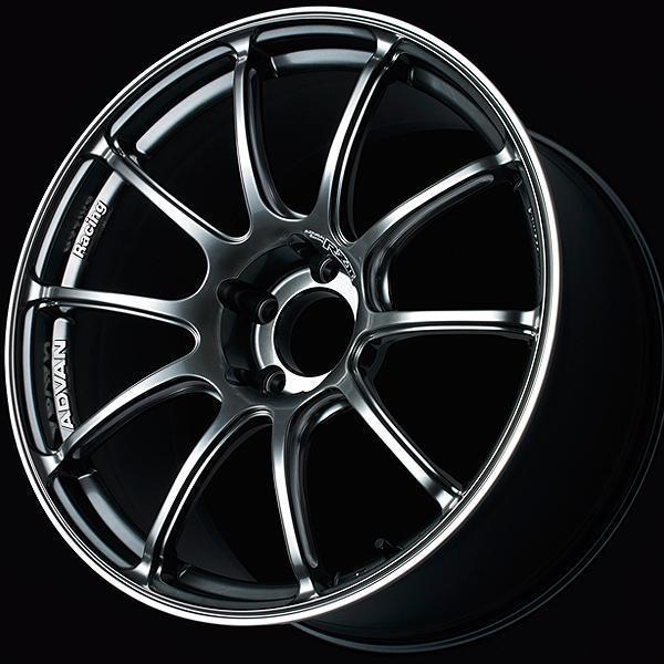 Advan RZII 18x10.5 +15 5x114.3 Racing Hyper Black Wheel - Universal (YAZ8L15EHB)-avnYAZ8L15EHB-YAZ8L15EHB-Wheels-Advan-18x10.5-+15mm-5x114.3-JDMuscle
