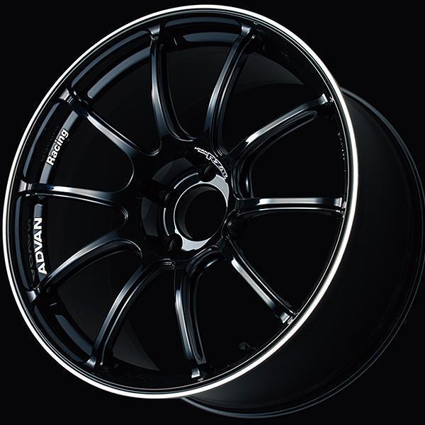 Advan RZII 19x8.5 +50 5x114.3 Racing Gloss Black Wheel - Universal (YAZ9H50EB)-avnYAZ9H50EB-YAZ9H50EB-Wheels-Advan-19x8.5-+50mm-5x114.3-JDMuscle