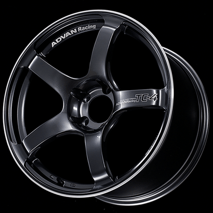 Advan TC4 15x7.0 +42 4 - 100 Black Gunmetallic & Ring Wheel - JDMuscleNon - CategorizedavnYAD5E42ABGR
