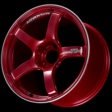 Advan TC4 18x10 +25 5 - 114.3 Racing Candy Red and Ring Wheel - JDMuscleNon - CategorizedavnYAD8K25ECRR