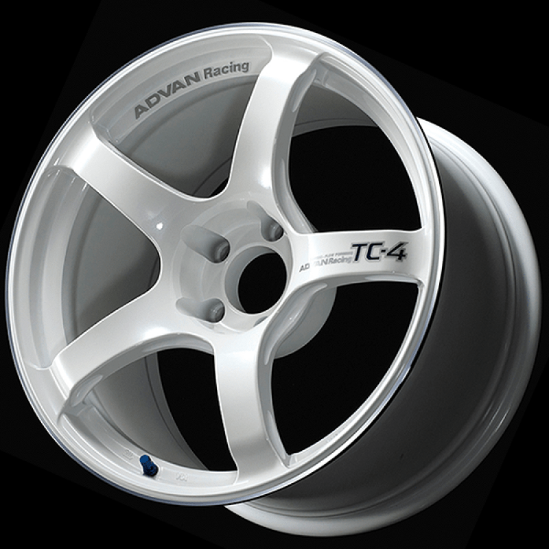 Advan TC4 18x10.5 +15 5 - 114.3 Racing White Metallic & Ring Wheel - JDMuscleNon - CategorizedavnYAD8L15EWMR