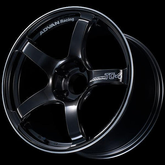 Advan TC4 18x9.5 +45 5x100 Black Gun Metallic - Universal (YAD8J45DBGR)-avnYAD8J45DBGR-YAD8J45DBGR-Wheels-Advan-18x9.5-+45mm-5x100-JDMuscle