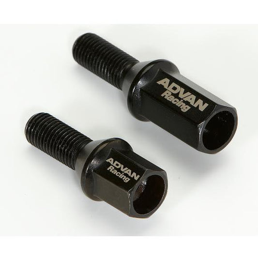 Advan Wheel Bolt 28mm Thread (Black) - 4 Pack - Universal-avnZ9561-Studs-Advan-JDMuscle