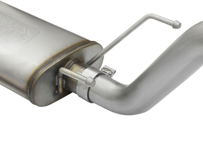 aFe MACH Force XP Cat-Back Stainless Steel Exhaust Syst w/Polished Tip Toyota Tacoma L4-2.7L 2005-2012 | 49-46031-P