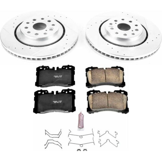 Power Stop Z23 Evolution Sport Brake Kit Lexus LS460 2010-2017 / LS600h 2010-2016 | K5826