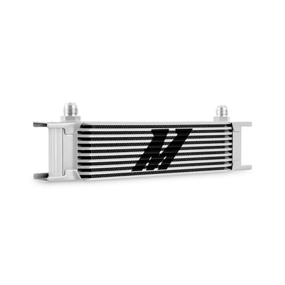 Mishimoto -8AN 10 Row Oil Cooler Silver Universal | MMOC-10-8SL