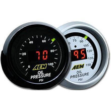 Aem 52mm Digital Oil Pressure Gauge 0-100 psi - Universal | 30-4401