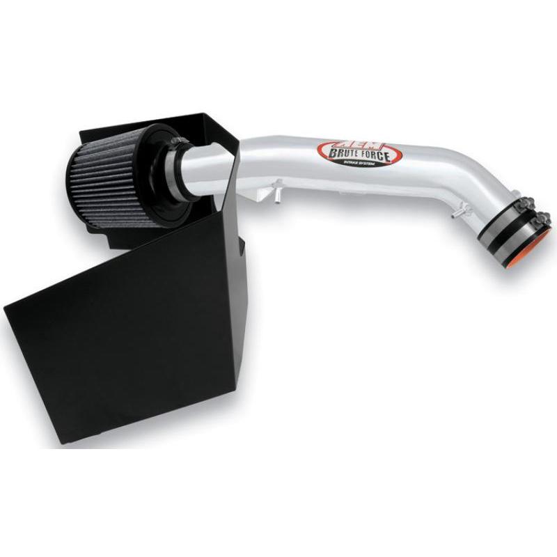 AEM 99-04 Toyota Tacoma V6 / 99-04 4Runner V6 Polished Brute Force Air Intake (21-8402DP)-aem21-8402DP-21-8402DP-Short Ram Intakes-AEM Induction-JDMuscle