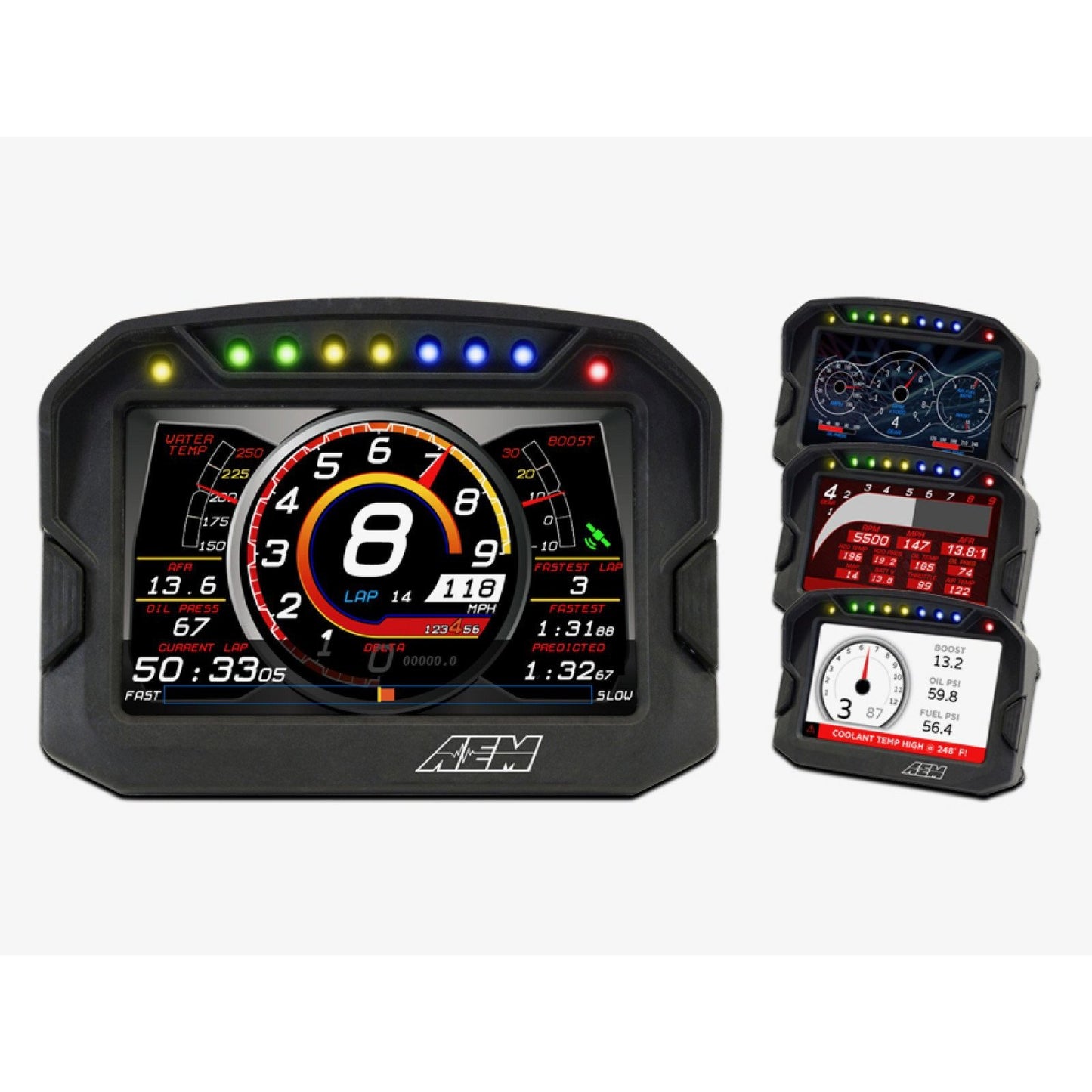 AEM CD-5 Carbon Digital Racing Non-Logging GPS Enabled Dash Display | 30-5602