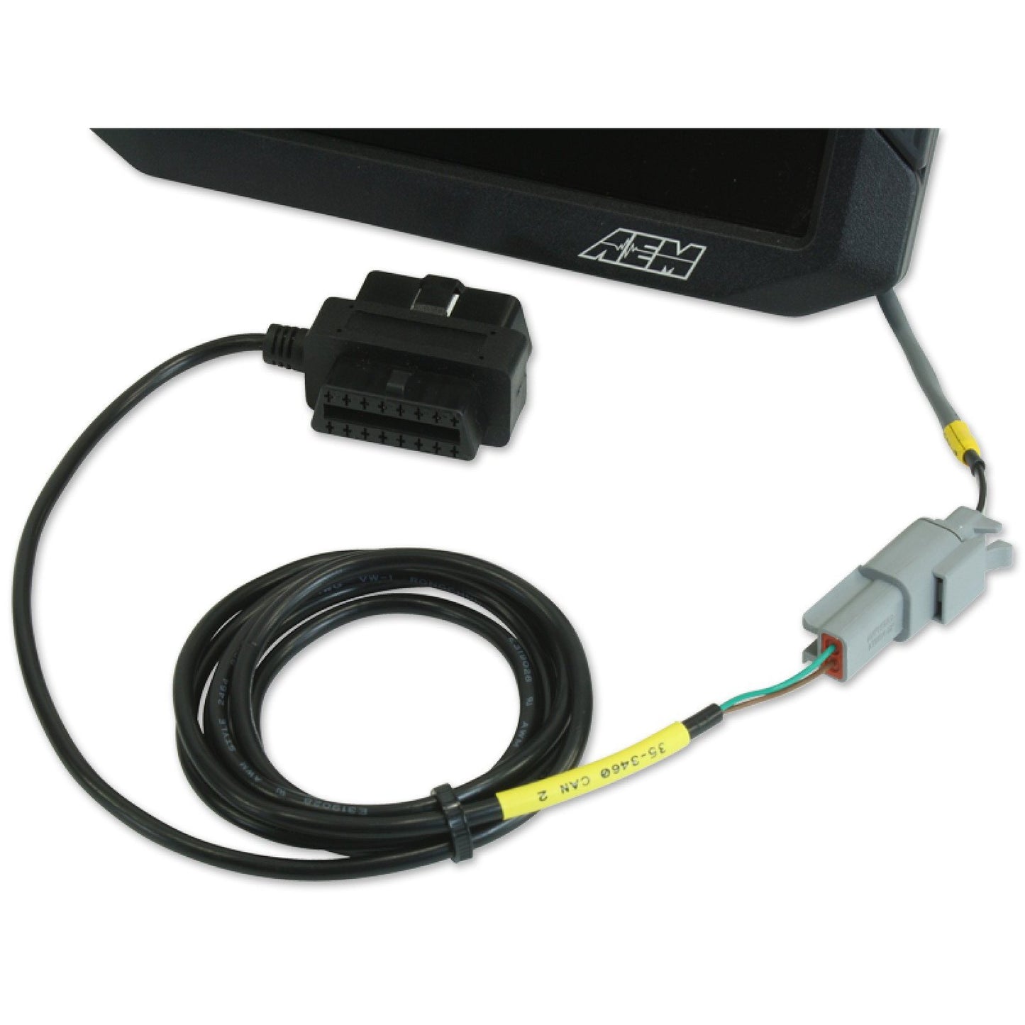 AEM CD Dash OBDII CAN Plug & Play Adapter Harness | 30-2217