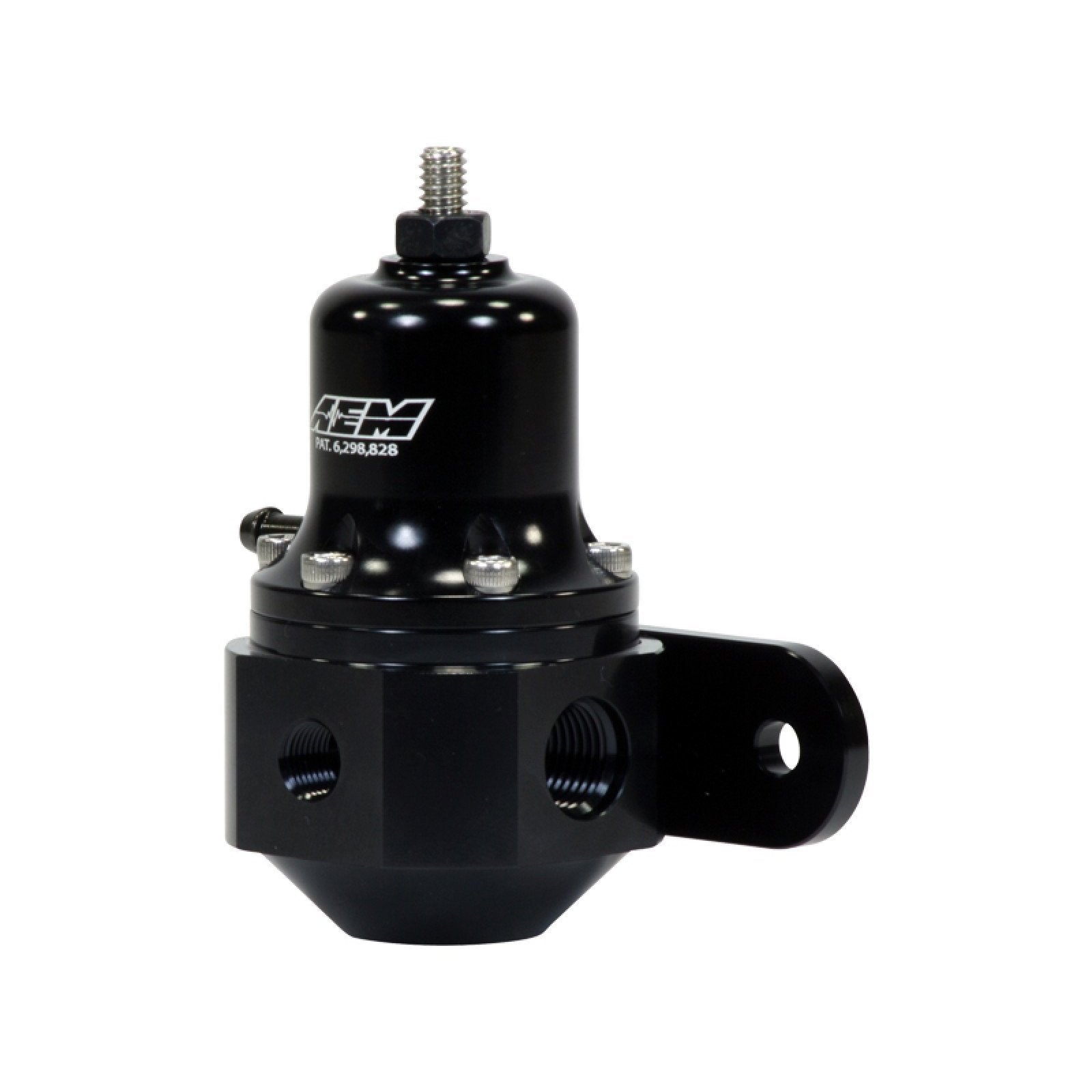 AEM High Cap Universal Adjustable Fuel Pressure Regulator (25-305BK)-aem25-305BK-25-305BK-Fuel Pressure Regulators-AEM Electronics-JDMuscle