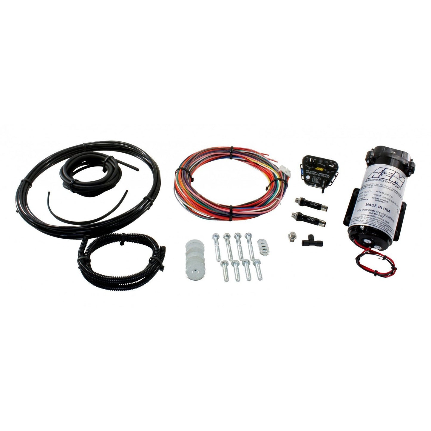 AEM V2 Water/Methanol Nozzle and Controller Kit, HD Controller (30-3303)-aem30-3303-30-3303-Water and Meth Injection Components-AEM Electronics-JDMuscle