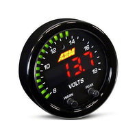 AEM X-Series 8-18V Volt Gauge - Universal | 30-0303