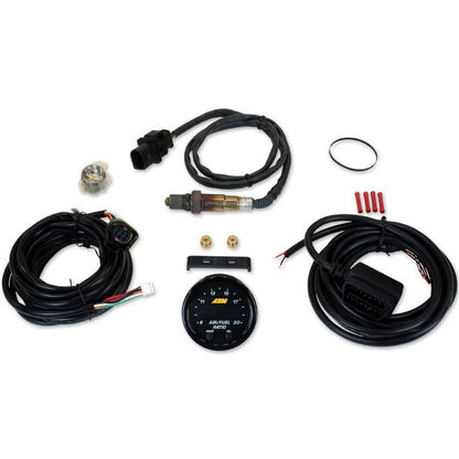 AEM X-Series OBDII Wideband UEGO AFR Sensor Controller Gauge - Universal (30-0334)-aem30-0334-30-0334-Air Fuel Ratio Gauges-AEM Electronics-JDMuscle
