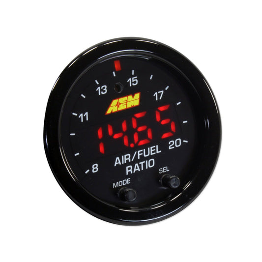 AEM X-Series Wideband UEGO AFR Sensor Controller Gauge with X-Digital Technology (30-0300)-aem30-0300-30-0300-Air Fuel Ratio Gauges-AEM Electronics-JDMuscle