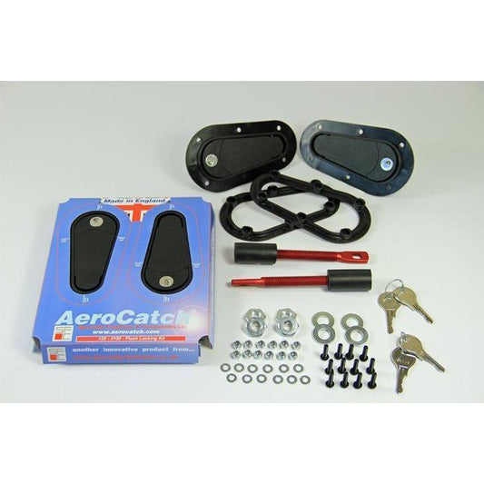 Aerocatch Hood Pins Flush Locking Kit - Universal-AEC-125-2100-AEC-125-2100-Hood Pins and Latches-Aerocatch-JDMuscle