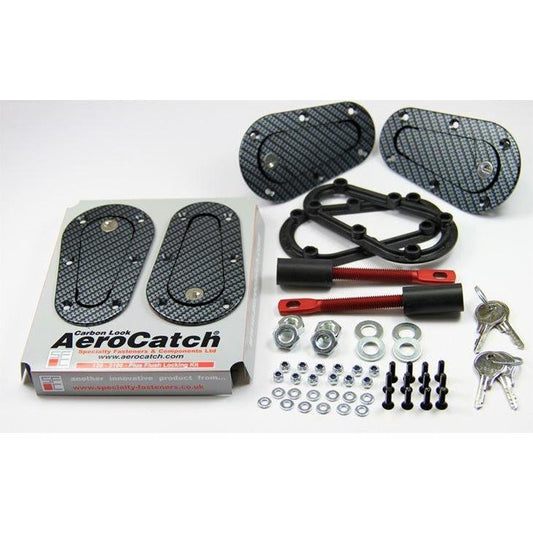 Aerocatch Hood Pins Locking Carbon Look - Universal-AEC-120-3100-AEC-120-3100-Hood Pins and Latches-Aerocatch-JDMuscle