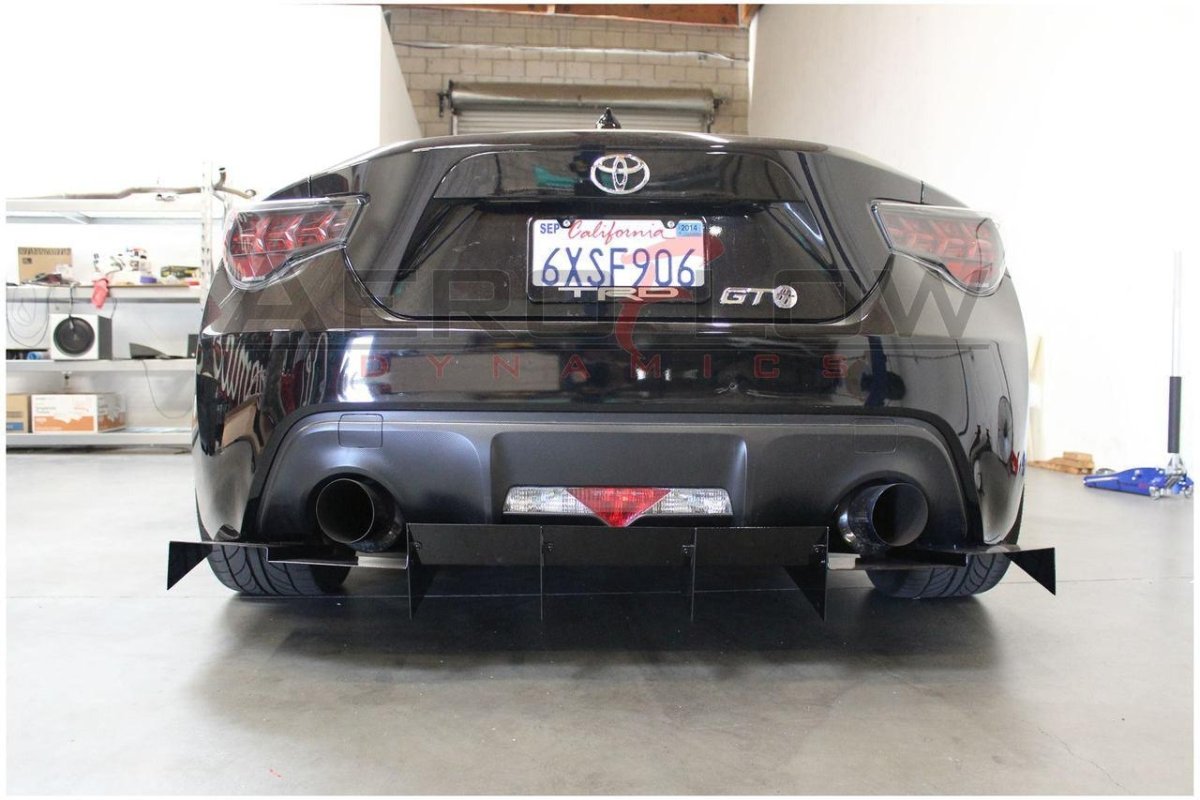 AeroFlowDynamics 13 - 18 BRZ/ FRS Rear Diffuser - JDMuscleDiffusers and Vortex GeneratorsGloss jet black