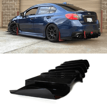 AeroFlowDynamics 2015 WRX Rear Diffuser V1 - JDMuscleDiffusers and Vortex GeneratorsGloss jet black