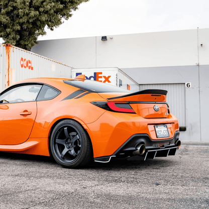 AeroFlowDynamics 2022+ BRZ/ GR86 Rear Diffuser V1 - JDMuscleDiffusers and Vortex GeneratorsRear Bumper Side Spats ONLYBlack
