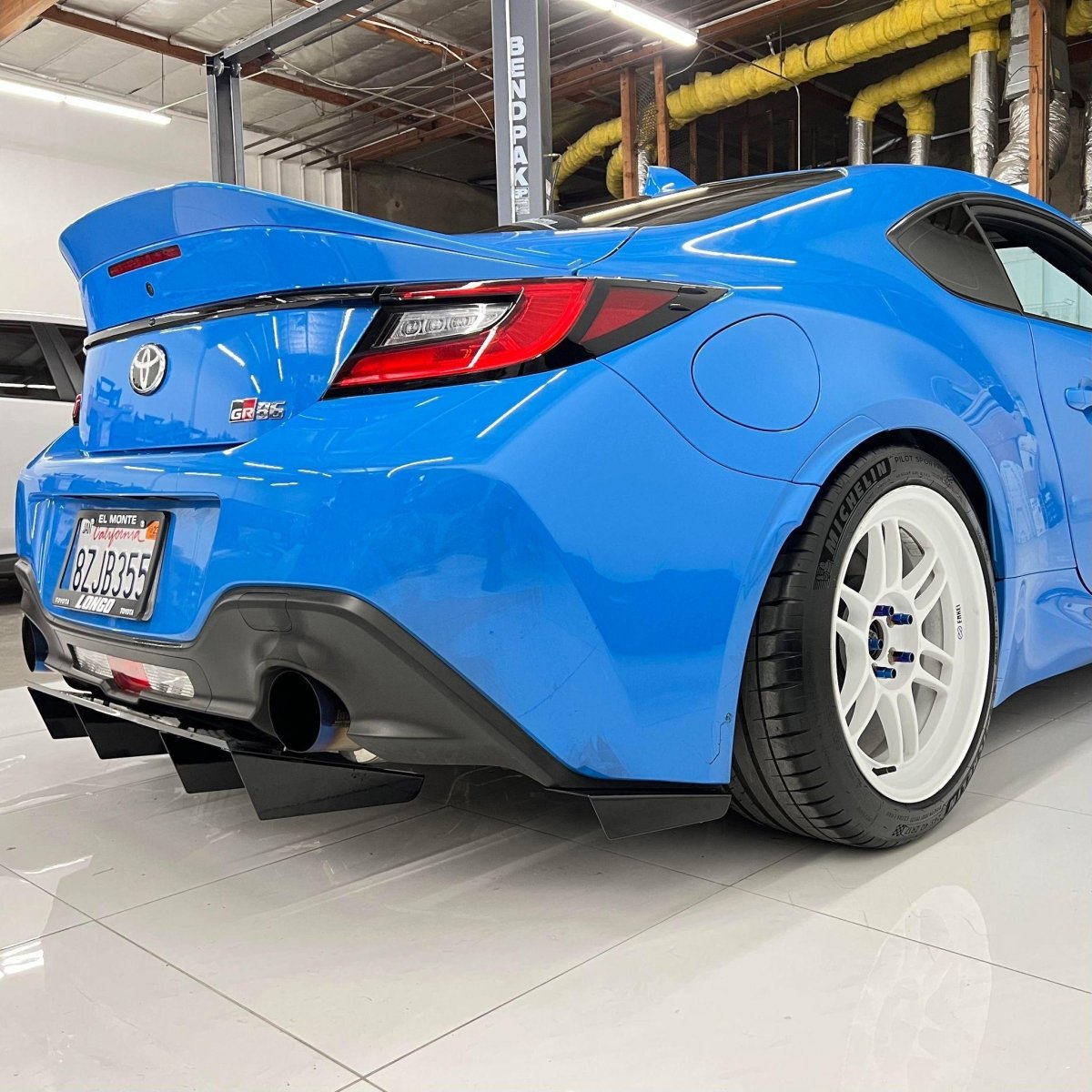 AeroFlowDynamics 2022+ BRZ/ GR86 Rear Diffuser V1 - JDMuscleDiffusers and Vortex GeneratorsRear Bumper Side Spats ONLYBlack