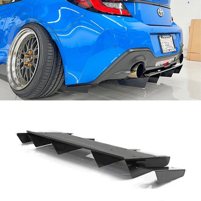 AeroFlowDynamics 2022+ BRZ/ GR86 Rear Diffuser V1 - JDMuscleDiffusers and Vortex GeneratorsRear Bumper Side Spats ONLYBlack