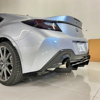 AeroFlowDynamics 2022+ BRZ/ GR86 Rear Diffuser V1 - JDMuscleDiffusers and Vortex GeneratorsRear Bumper Side Spats ONLYBlack