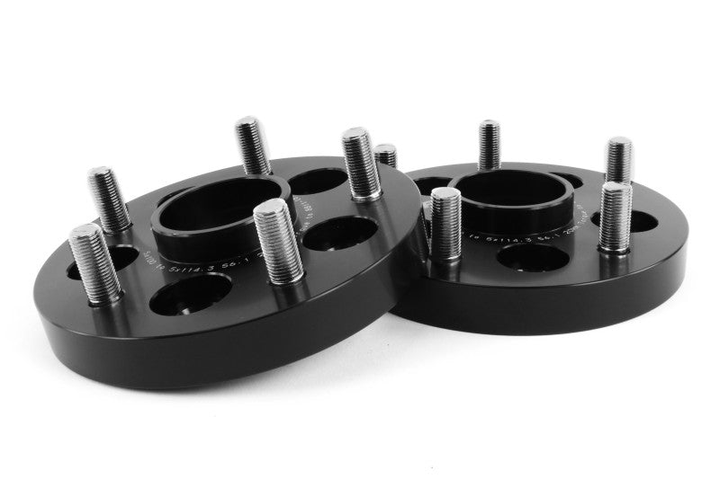 PERRIN 5x100 to 5x114.3 20mm Wheel Adapters Black Subaru WRX 2002-2014 | PSP-WHL-220BK