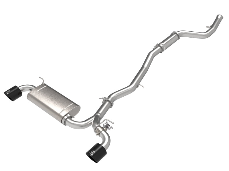 aFe Power Takeda 2.5in-3in 304 SS CB Exhaust w/ Black Tips Toyota Supra 2.0L 2021 | 49-36050-B