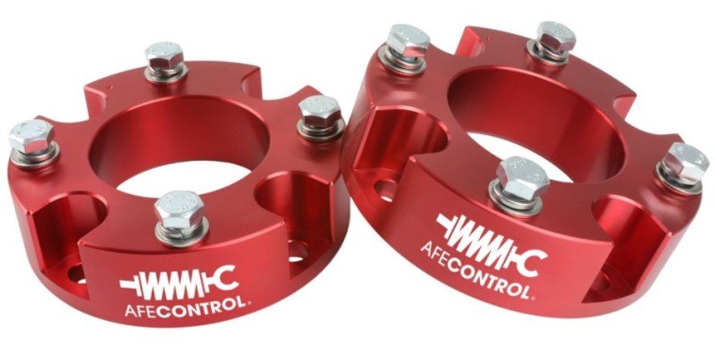 aFe 07 - 21 Tundra Control 2.5 In Leveling Kit Red | 416 - 72T002 - R - JDMuscleWheel Spacers and Adaptersafe416-72T002-R