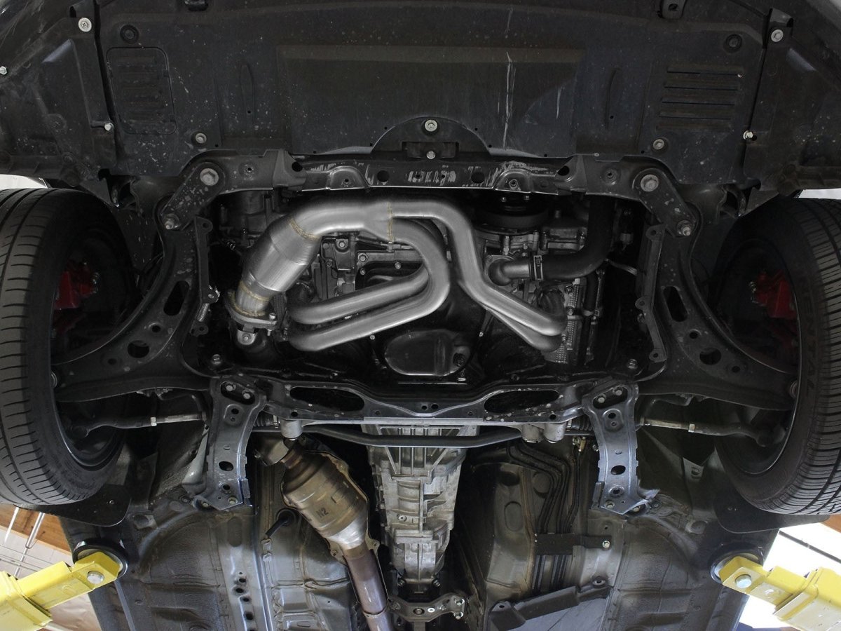 aFe 12 - 17 Toyota 86 /FRS/BRZ Twisted Steel 304 Stainless Steel Long Tube Header w/ Cat - JDMuscleExhaust Headers and Manifoldsafe48-36005-1HC