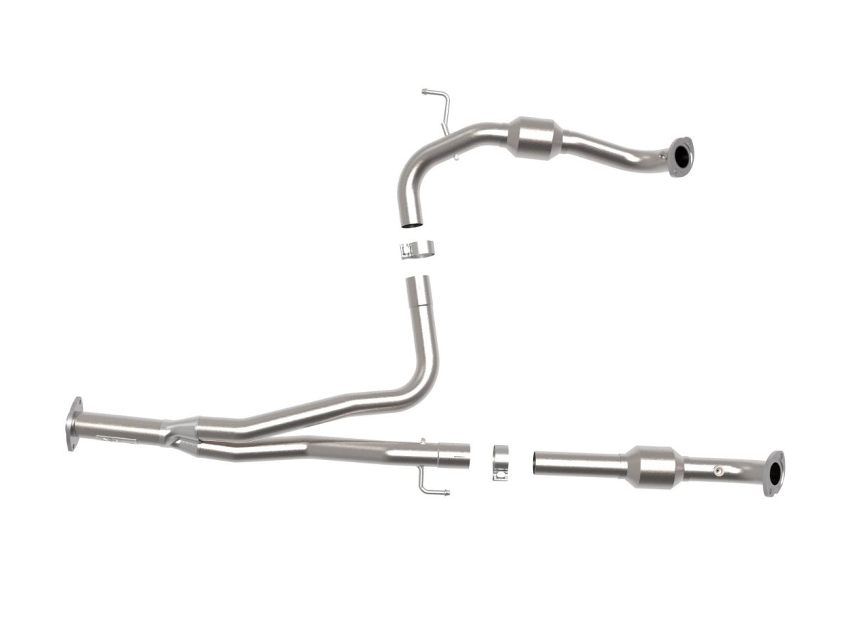 aFe 16-17 Tacoma V6-3.5L Twisted Steel 2.5in 409 SS Y-Pipe | 2WD Models Only | 48-46011-RN - JDMuscleFront Pipes and Downpipes / J-Pipesafe48-46011-RN