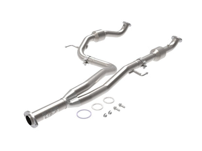aFe 16-17 Tacoma V6-3.5L Twisted Steel 2.5in 409 SS Y-Pipe | 2WD Models Only | 48-46011-RN - JDMuscleFront Pipes and Downpipes / J-Pipesafe48-46011-RN