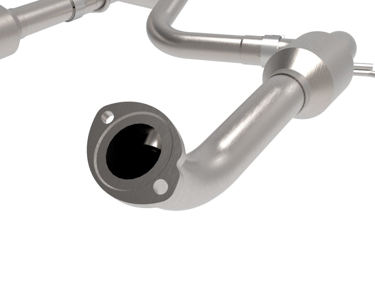 aFe 16-17 Tacoma V6-3.5L Twisted Steel 2.5in 409 SS Y-Pipe | 2WD Models Only | 48-46011-RN - JDMuscleFront Pipes and Downpipes / J-Pipesafe48-46011-RN