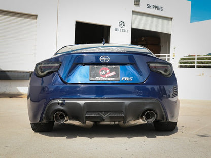 aFe 17 - 20 BRZ/FRS/86 Takeda 2.5in 304 Stainless Steel Cat - Back Exhaust | 49 - 36023 - 1P - JDMuscleCat Back Exhaust Systemafe49-36023-1P