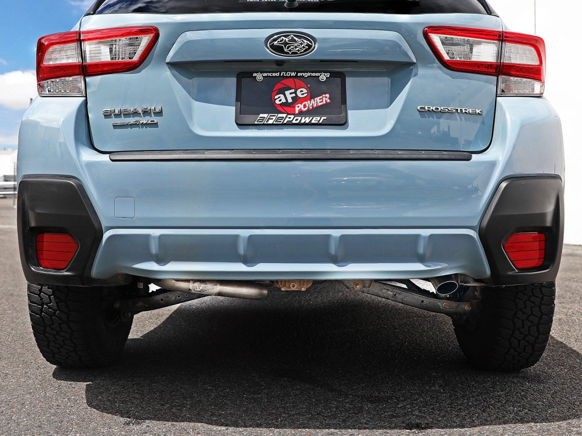 aFe 18 - 22 Crosstrek H4 - 2.0L Takeda 2 - 1/2 IN 304 Stainless Steel Cat - Back Exhaust System | 49 - 36803 - JDMuscleCat Back Exhaust SystemAFE49-36803