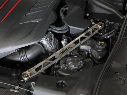 aFe 20-21 GR Supra A90 Control 304 Stainless Steel Front Suspension Strut Brace - Raw | 450-721003-A - JDMuscleSuspension Accessoriesafe450-721003-A
