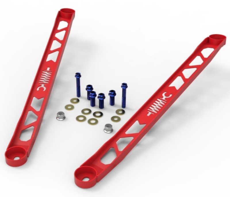 aFe 20-21 GR Supra A90 Control 304 Stainless Steel Front Suspension Strut Brace Red | 450-721003-R - JDMuscleSuspension Accessoriesafe450-721003-R