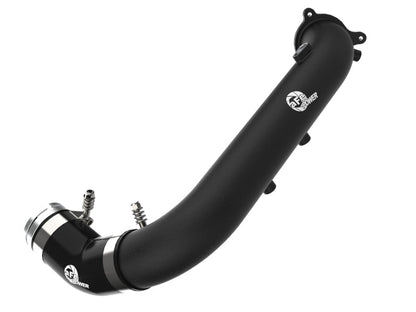 aFe BladeRunner Black 2-3/4in Aluminum Charge Pipe Toyota GR Supra 2021 | 46-20488-B - JDMuscleCharge Pipesafe46-20488-B