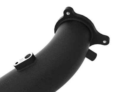 aFe BladeRunner Black 2-3/4in Aluminum Charge Pipe Toyota GR Supra 2021 | 46-20488-B - JDMuscleCharge Pipesafe46-20488-B