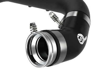 aFe BladeRunner Black 2-3/4in Aluminum Charge Pipe Toyota GR Supra 2021 | 46-20488-B - JDMuscleCharge Pipesafe46-20488-B