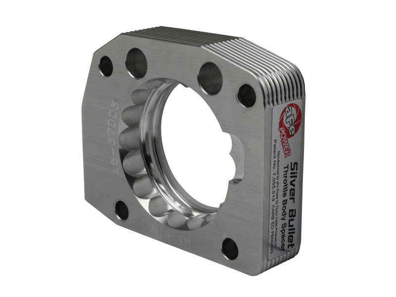 aFe Bullet Throttle Body Spacer Silver Honda S2000 L4 2.0L 2000 - 2003 | 46 - 37005 - JDMuscleThrottle Bodiesafe46-37005