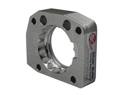aFe Bullet Throttle Body Spacer Silver Honda S2000 L4 2.0L 2000 - 2003 | 46 - 37005 - JDMuscleThrottle Bodiesafe46-37005