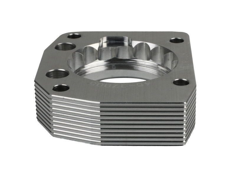 aFe Bullet Throttle Body Spacer Silver Honda S2000 L4 2.0L 2000 - 2003 | 46 - 37005 - JDMuscleThrottle Bodiesafe46-37005